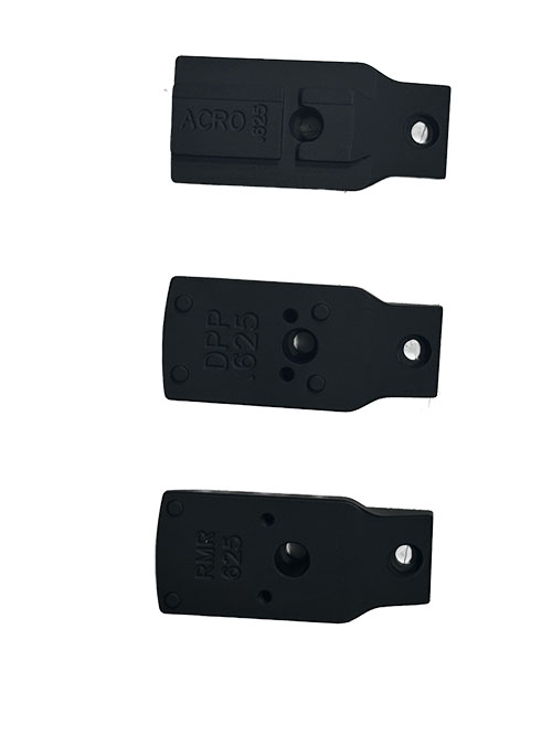Die RMR-Montage für Shotgun-Schäfte von CHISEL MACHINING ermöglicht eine präzise Befestigung von Trijicon RMR und einigen Holosun Optiken für optimale Zielgenauigkeit.